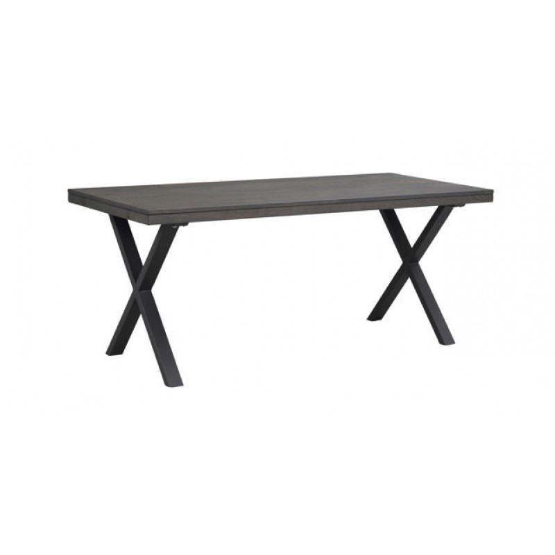 RO Brooklyn Extending Dining Table X 170x95 Dark Brown/Black